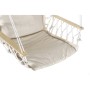 Chaise de jardin DKD Home Decor Blanc Sapin Polyester Coton Viscose (50 x 50 x 100 cm)