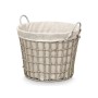 Cesto Kipit HX30559 Gris Poliéster Tela Polipropileno Hierro Plástico 50 % algodón 47 x 41 x 44 cm 53 x 43 x 44 cm (6 Unidade
