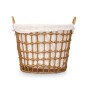 Cesto Kipit HX30561 Natural Poliéster Tela Polipropileno Hierro Plástico 50 % algodón 47 x 41 x 44 cm 50 x 43 x 44 cm (6 Unid