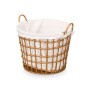 Cesto Kipit HX30561 Natural Poliéster Tela Polipropileno Hierro Plástico 50 % algodón 47 x 41 x 44 cm 50 x 43 x 44 cm (6 Unid