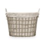 Cesto Kipit HX30562 Gris Poliéster Tela Polipropileno Hierro Plástico 50 % algodón 51 x 41 x 41 cm 55,6 x 42,5 x 40 cm (6 Uni