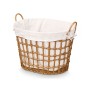Cesto Kipit HX30564 Natural Poliéster Tela Polipropileno Hierro Plástico 50 % algodón 51 x 41 x 41 cm 55,6 x 42,5 x 40 cm (6