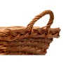 Cesto Kipit HX30675 Natural Poliéster Mimbre Tela 50 % algodón 63 x 16 x 41 cm (12 Unidades)