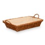 Cesto Kipit HX30675 Natural Poliéster Mimbre Tela 50 % algodón 63 x 16 x 41 cm (12 Unidades)