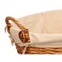 Cesto Kipit HX31039 Natural Poliéster Mimbre Tela 50 % algodón 60 x 35 x 48 cm (6 Unidades)