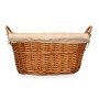 Cesto Kipit HX31039 Natural Poliéster Mimbre Tela 50 % algodón 60 x 35 x 48 cm (6 Unidades)