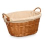 Panier Kipit HX31039 Naturel Polyester osier Tissu 50 % coton 60 x 35 x 48 cm (6 Unités)