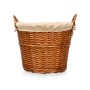 Cesto Kipit HX31037 Natural Poliéster Mimbre Tela 50 % algodón 50 x 42 x 45 cm (6 Unidades)