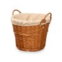 Cesto Kipit HX31037 Natural Poliéster Mimbre Tela 50 % algodón 50 x 42 x 45 cm (6 Unidades)