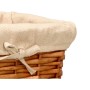 Juego de Cestos Kipit HX31033S/3 Natural Poliéster Mimbre 50 % algodón 39 x 16,5 x 29 cm (6 Unidades)
