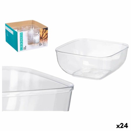 Set de Cuencos Leknes CK80688 Transparente Plástico 800 ml 15,3 x 7 x 15,3 cm (24 Unidades)