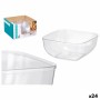 Set de Cuencos Leknes CK80688 Transparente Plástico 800 ml 15,3 x 7 x 15,3 cm (24 Unidades)