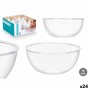 Set de Cuencos Leknes CK80678 Transparente Plástico 700 ml 15,2 x 7 x 15,2 cm (24 Unidades)