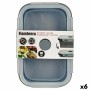Fiambrera Kinvara CH19130-2 Gris Transparente ABS 800 ml (6 Unidades)
