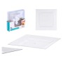 Set de Platos Leknes CK80668-1-T Transparente Plástico 27,3 x 2,3 x 27,3 cm (24 Unidades)