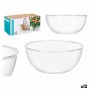 Set de Platos Leknes CK80678-1 Transparente Plástico 25,5 x 12,5 x 25,5 cm (12 Unidades)