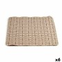 Tapis de bain Berilo AR1910103 Beige 0,03 x 50 x 50 cm (6 Unités)