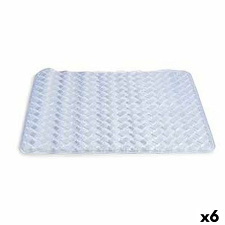 Alfombra de baño Berilo AR1910104 Transparente 0,03 x 50 x 50 cm (6 Unidades)