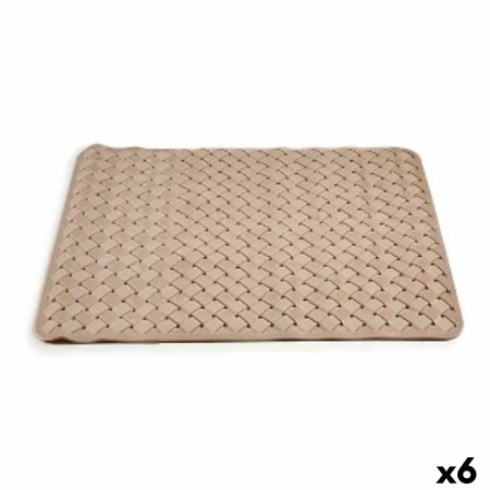 Alfombra de baño Berilo AR1910106 Beige 0,03 x 50 x 50 cm (6 Unidades)