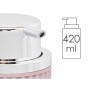 Dispensador de Jabón Berilo 3236-4 Rosa Plástico 420 ml 7 x 14,5 x 8,5 cm (16 Unidades)
