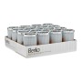Vaso Berilo 3436-2 Gris Plástico 7,5 x 11,5 x 7,5 cm (16 Unidades)