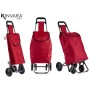 Panier à Courses Kinvara WR3069-2 Noir Rouge 22 x 98 x 38 cm (6 Unités)