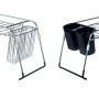 Égouttoir pour Évier Kinvara W3422A-1 Noir Argenté Métal polypropylène 44 x 11 x 16 cm (4 Unités)
