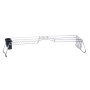 Égouttoir pour Évier Kinvara W3422A-1 Noir Argenté Métal polypropylène 44 x 11 x 16 cm (4 Unités)
