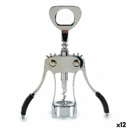 Sacacorchos Kinvara 25828 Metal Silicona 4 x 19 x 5,7 cm (12 Unidades)