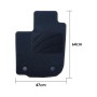 Set de tapis de voitures OCC Motorsport OCCDC0014 Dacia Sandero 5 Pièces