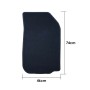 Set de tapis de voitures OCC Motorsport OCCDC0014 Dacia Sandero 5 Pièces