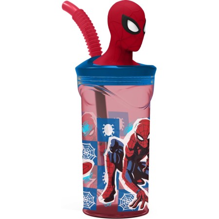 Verre avec Paille Spider-Man CZ11338 3D