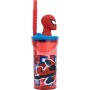 Verre avec Paille Spider-Man CZ11338 3D