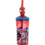 Verre avec Paille Spider-Man CZ11338 3D