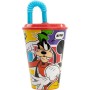 Verre avec Paille Mickey Mouse CZ11364 430 ml