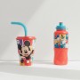 Verre avec Paille Mickey Mouse CZ11364 430 ml