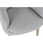 Chaise de Salle à Manger DKD Home Decor Bois Polyester Gris clair (61 x 68 x 78 cm)