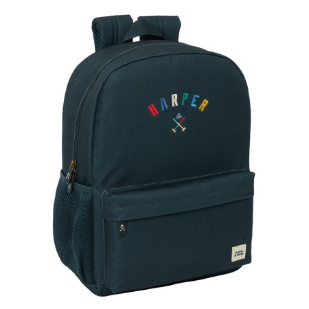 Mochila Escolar Harper & Neyer Azul marino 32 x 43 x 14 cm