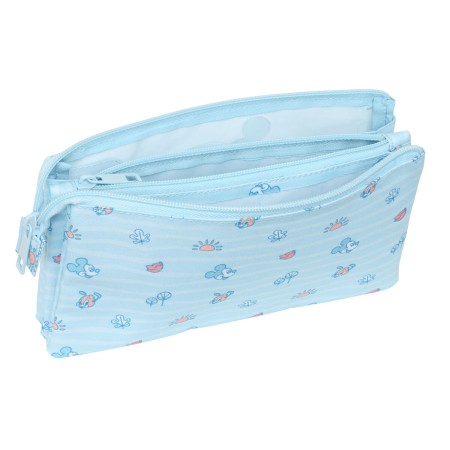 Fourre-tout Mickey Mouse Clubhouse Baby Bleu clair 22 x 12 x 3 cm