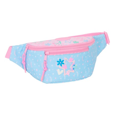 Riñonera BlackFit8 Smile Rosa Azul claro 23 x 12 x 9 cm