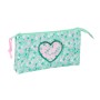 Portatodo Safta Cuore Menta 22 x 12 x 3 cm