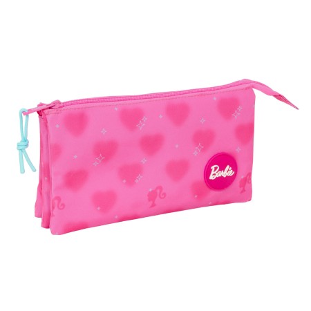Fourre-tout Barbie Corazones Rose 22 x 12 x 3 cm