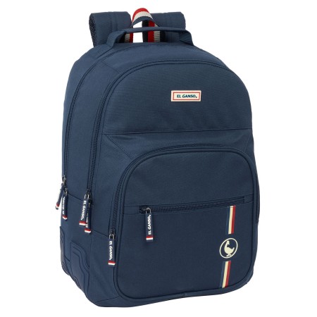 Mochila Escolar El Ganso Eclipse Azul marino 32 x 42 x 15 cm