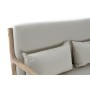 Canapé DKD Home Decor Beige Lin Bois d'hévéa (122 x 85 x 74 cm)