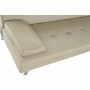 Canapé Convertible DKD Home Decor Beige Métal Polyester Bois d'hévéa (185 x 80 x 88 cm)