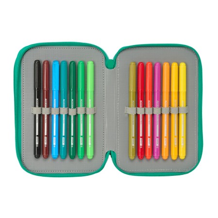 Fourre-tout Real Betis Balompié Aigue marine 12,5 x 19,5 x 5,5 cm 37 Pièces