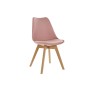 Chaise DKD Home Decor Rose PP Hêtre (48 x 55 x 82 cm)