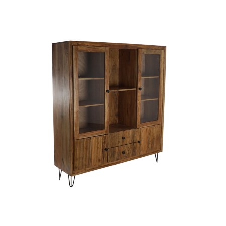 Présentoir DKD Home Decor Verre Acacia (145 x 40 x 162 cm)