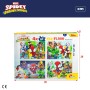 Set de 4 Puzzles Spidey 35 x 1,5 x 25 cm 48 Pièces (6 Unités)