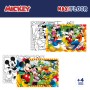 Set de 4 Puzzles Mickey Mouse 35 x 1,5 x 25 cm 48 Pièces (6 Unités)